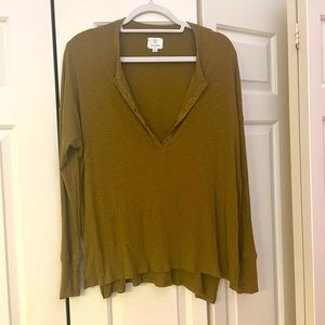 Aerie ribbed long sleeve, Size small